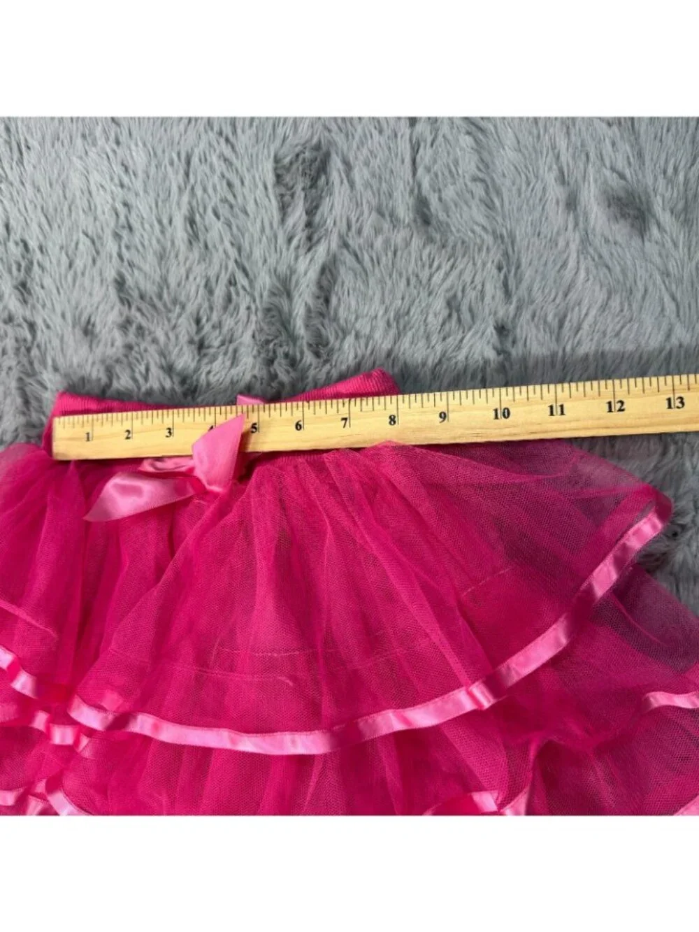 Dang Dang Xiong Skirt Girls S Pink Tutu Elastic Waistband Tiered Bow Travel